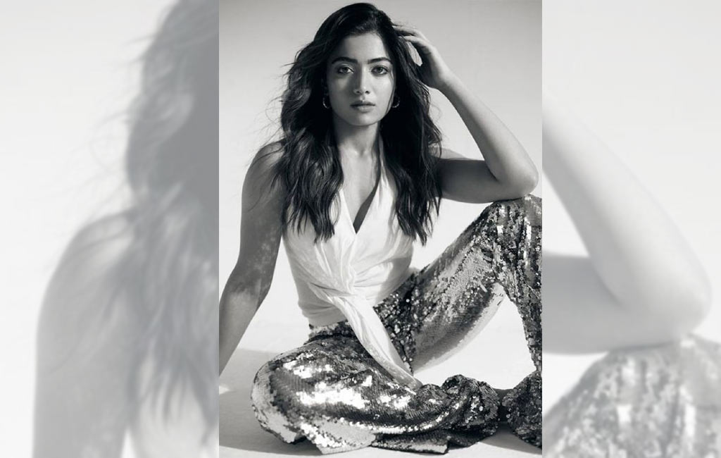 Actress Rashmika Mandanna is in full on retro mood