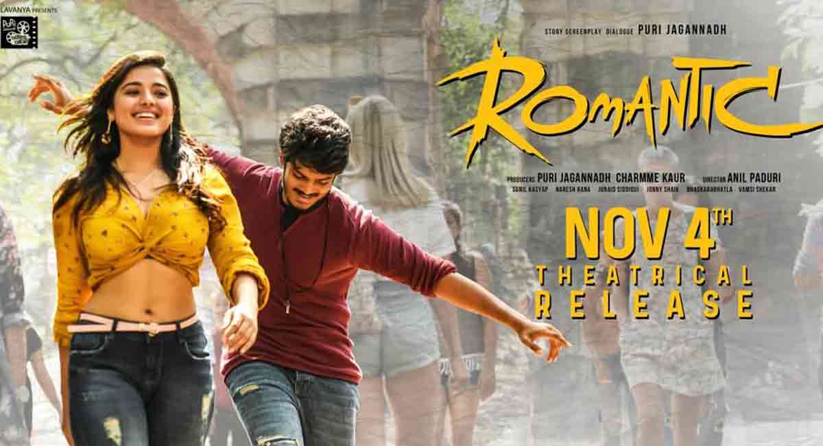 Akash Puri’s ‘Romantic’ is all set to release on November 4 as Diwali bonanza