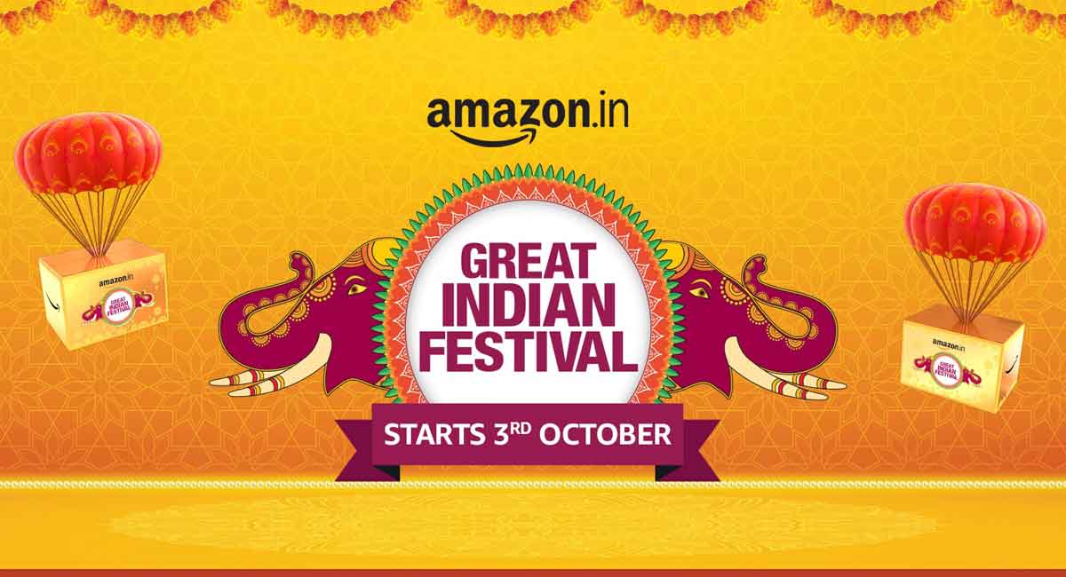 Amazon’s ‘Great Indian Festival’ to begin from October 3