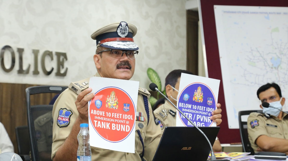 Ganesh Immersion: 21,000 police personnel deployed across Hyderabad