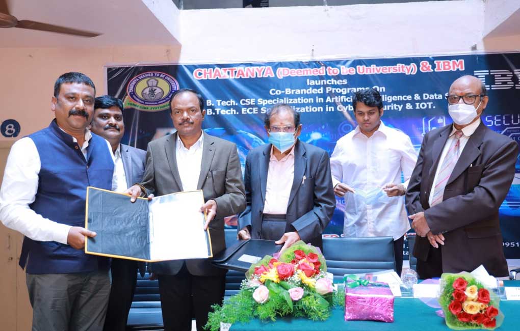 Warangal: CDU inks MoU with IBM to offer joint degree programme for BTech students