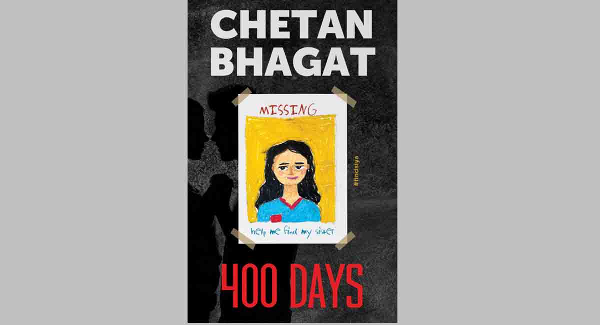 Chetan Bhagat unveils cover of his forthcoming book ‘400 Days’