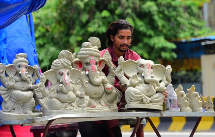 Eco-friendly Ganeshas