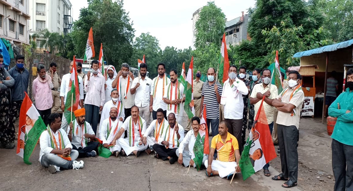 Bharat Bandh peaceful in erstwhile Karimnagar