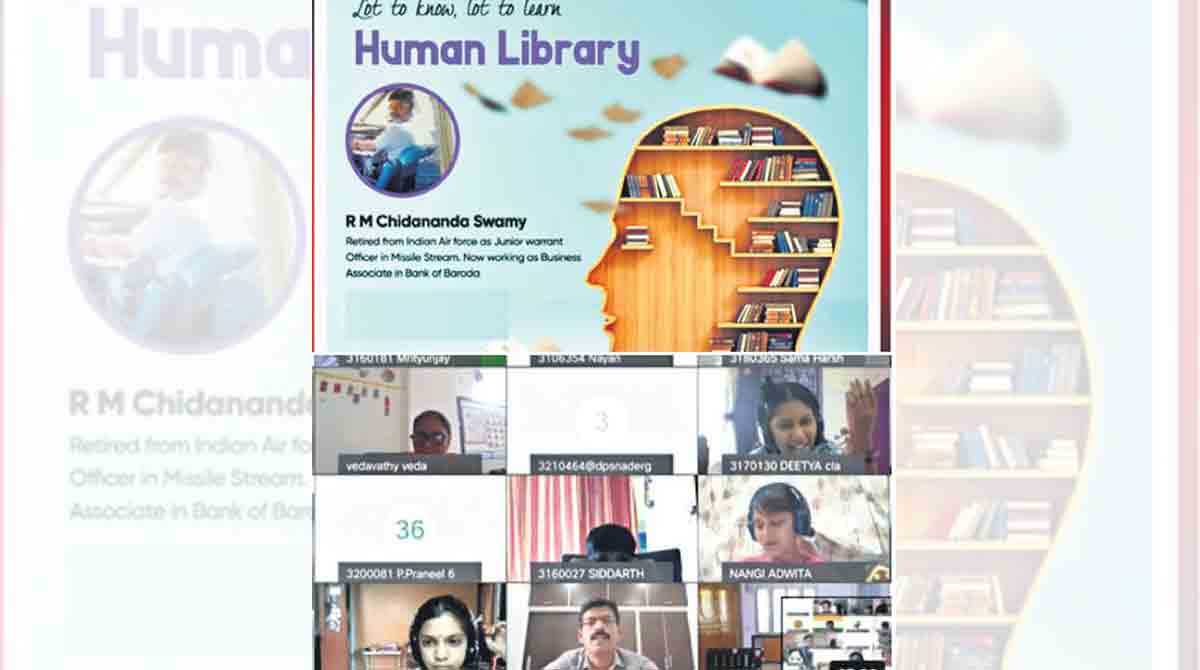 DPS Nadergul: Learning life lessons from Human Library