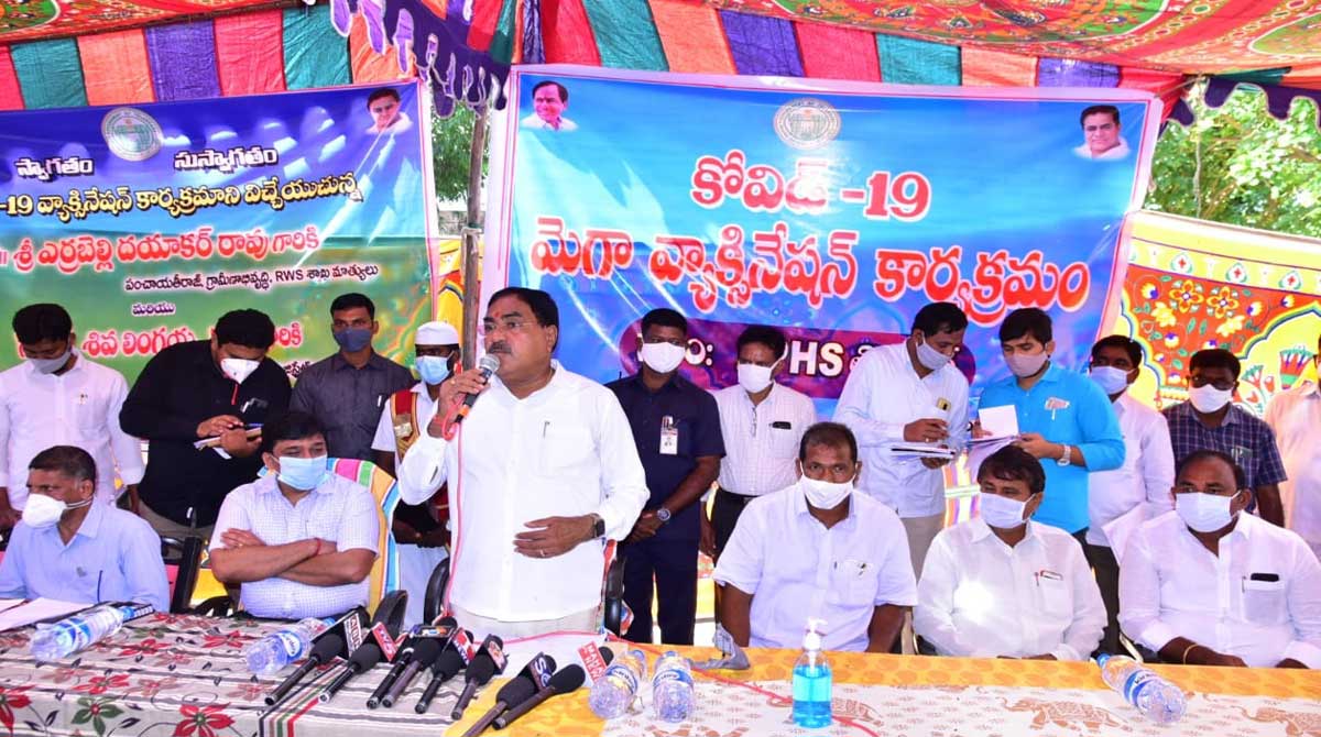 Telangana: Minister urges people to get vaccinated against Covid-19