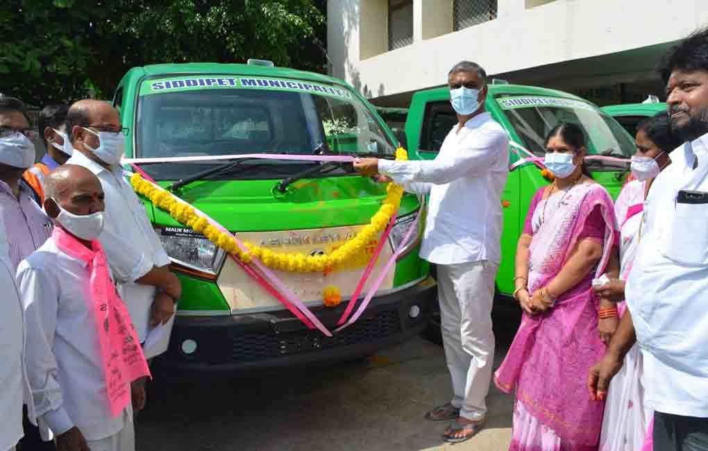 Siddipet municipality gets six new vehicles-Telangana Today