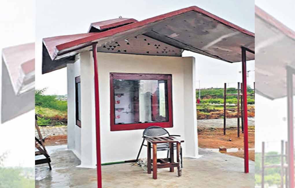 Sangareddy: IIT-H scholars construct building with bio-bricks