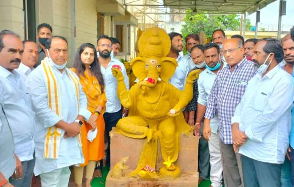 Shift to eco-friendly Ganesh idols: Indrakaran to devotees