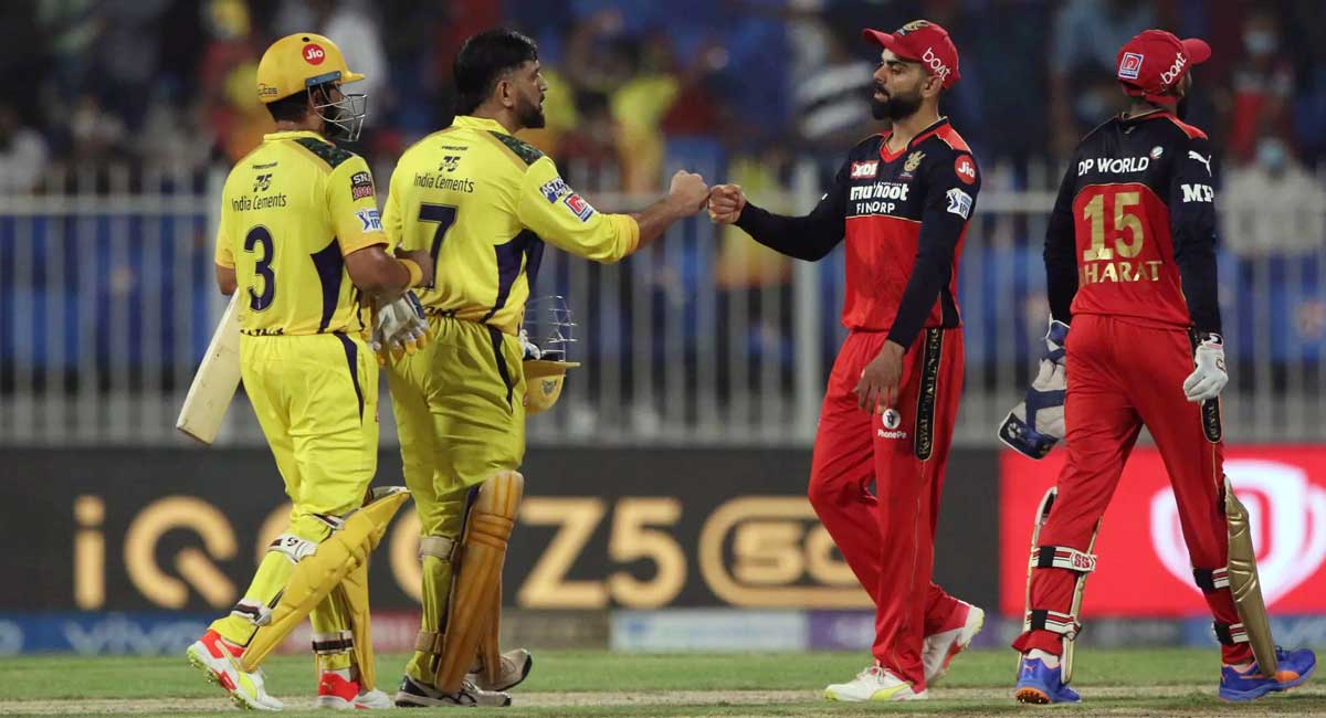 IPL 2021:  CSK beats RCB, back on top of the table