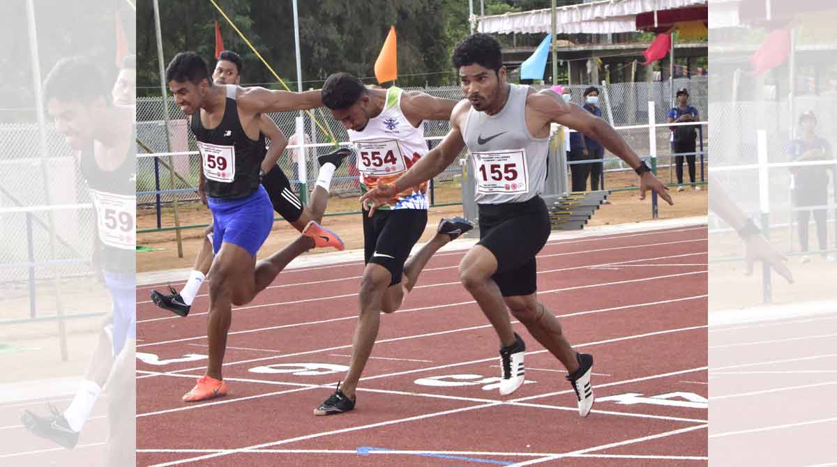Andhra Pradesh’s Naresh scorches track with meet record