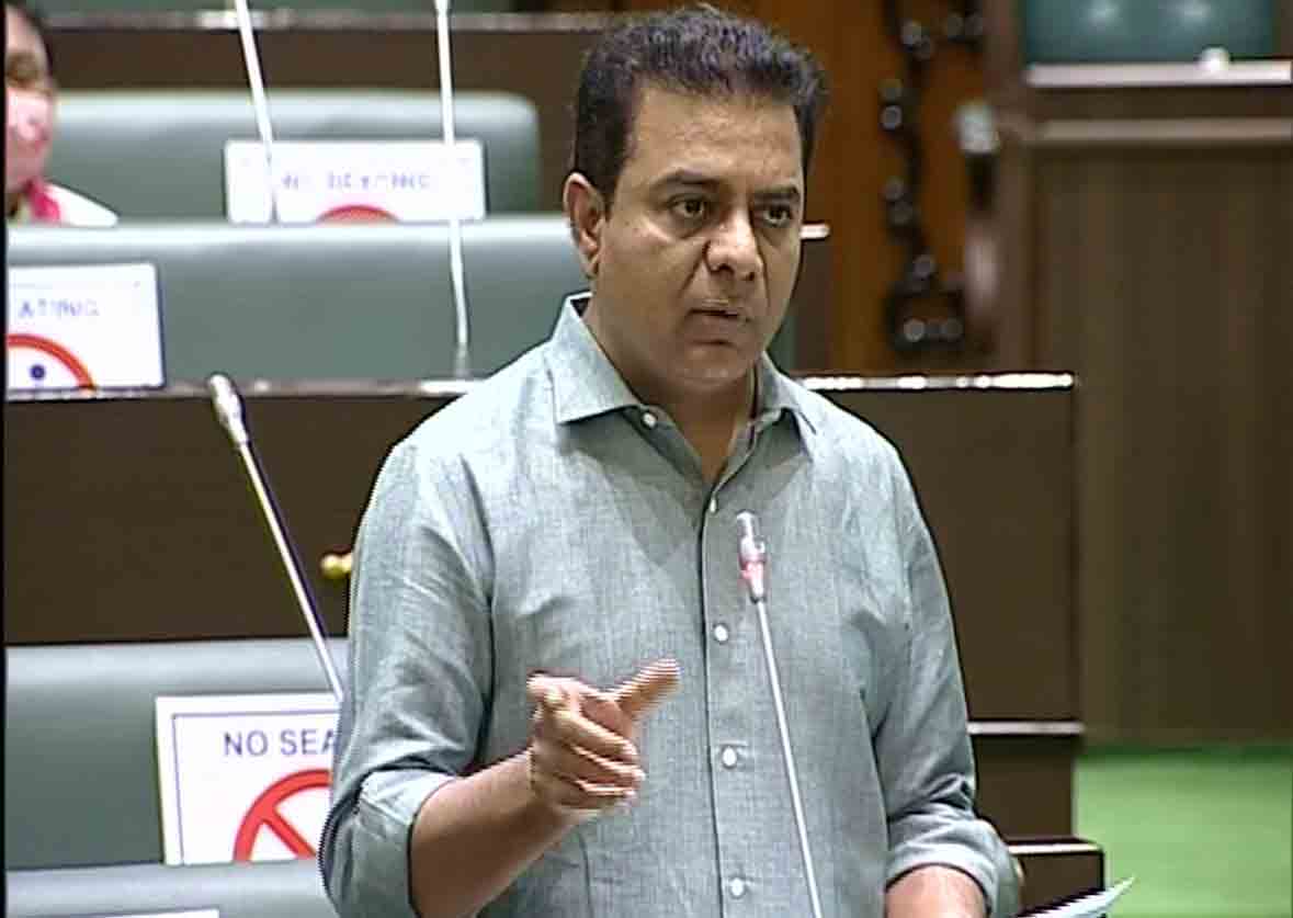 KTR slams Opposition for tarnishing Hyderabad’s brand image