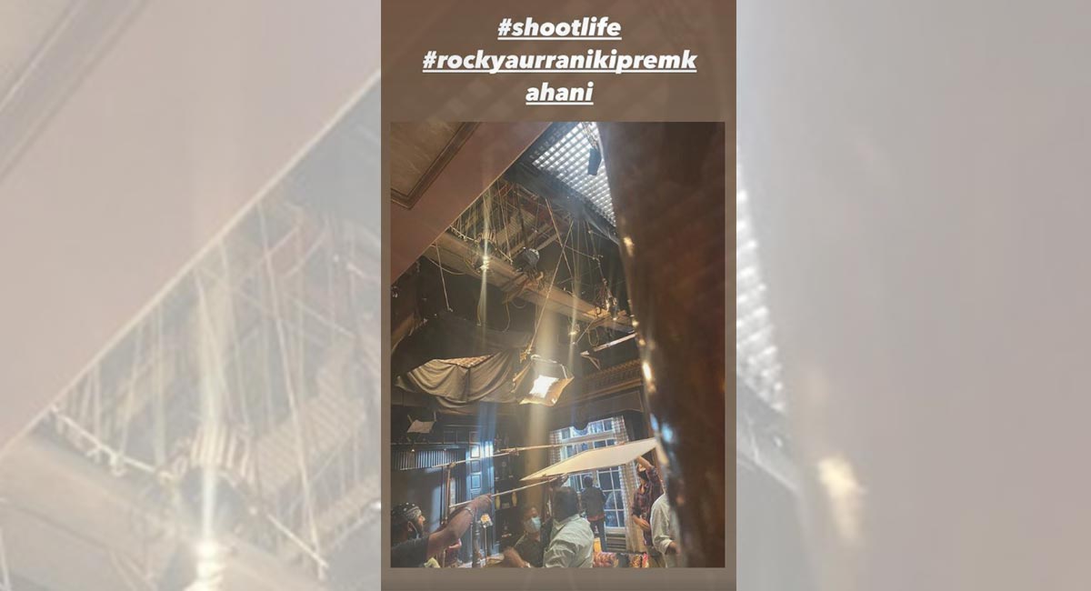 Karan Johar shares BTS picture from ‘Rocky Aur Rani Ki Prem Kahani’ set