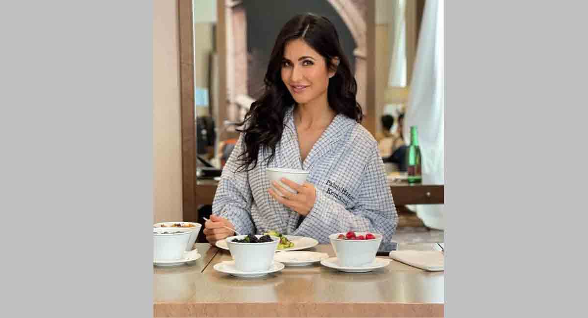 Katrina Kaif has breakfast in style in Austria