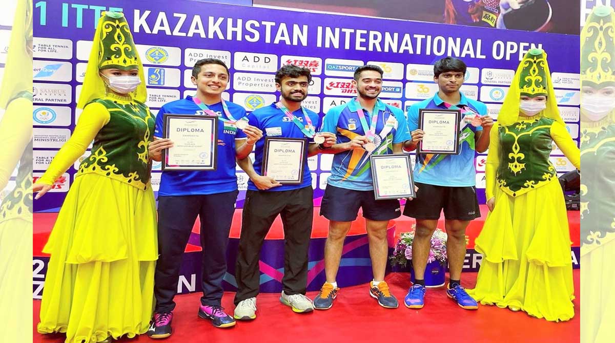 Snehit clinches singles silver, doubles bronze at Kazakhstan International Open