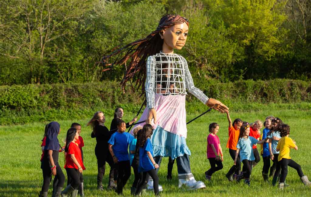 Meet this huge puppet called ‘Little Amal’ representing Syrian refugee children