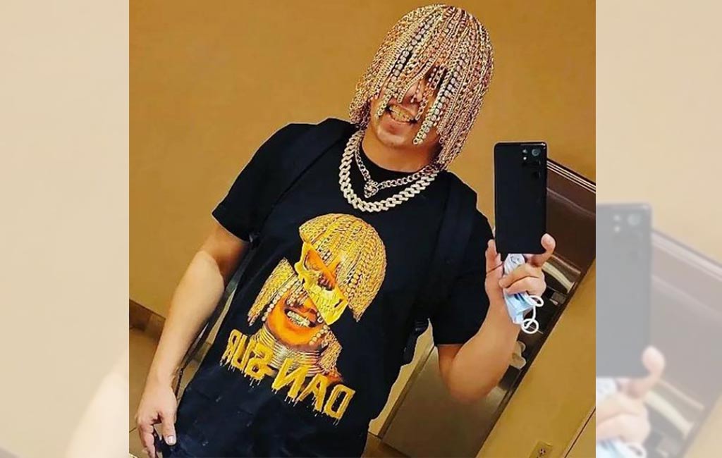 Mexican rapper’s new golden chain hairstyle takes internet by storm