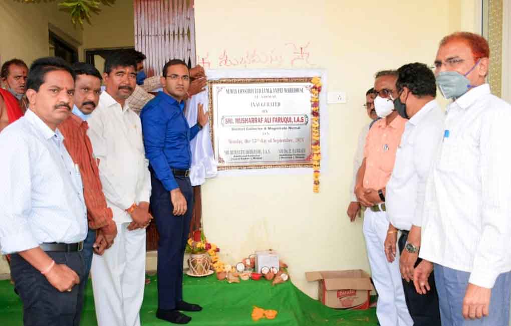 Nirmal Collector inaugurates EVM, VVPAT warehouse