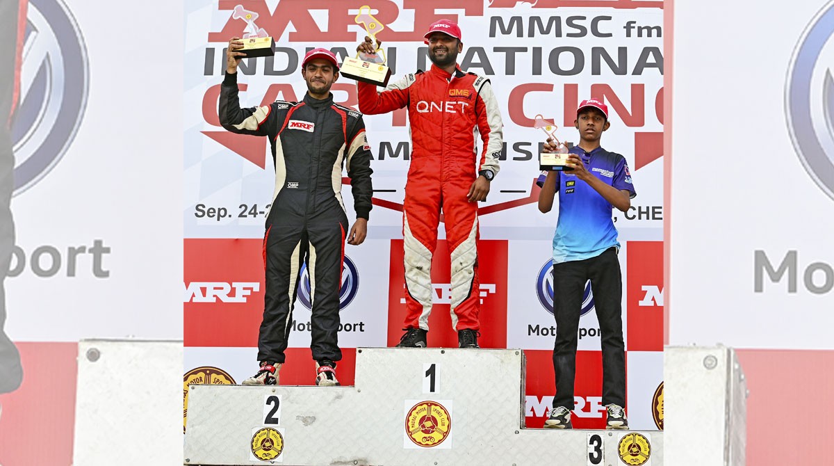 Car Racing: Shahan Ali Mohsin dominates MRF F1600 with a double