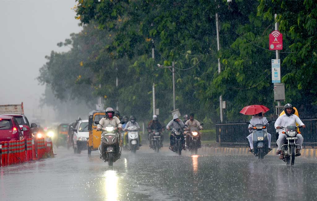 Rains to continue for two more days in Telangana