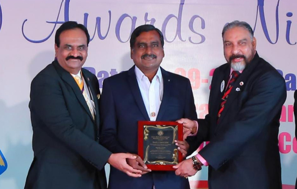 Warangal: Ramgopal Reddy wins ‘VIBGYOR’ award