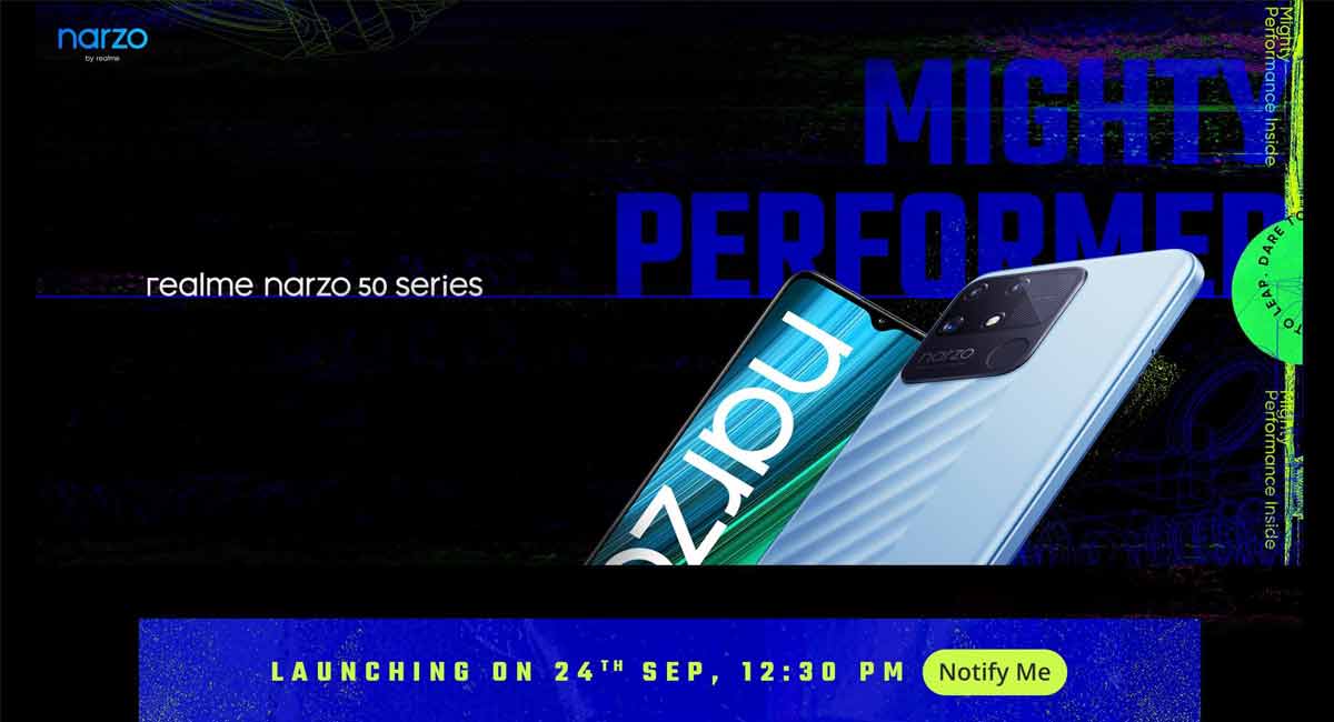 Realme Narzo 50A to be launched on September 24