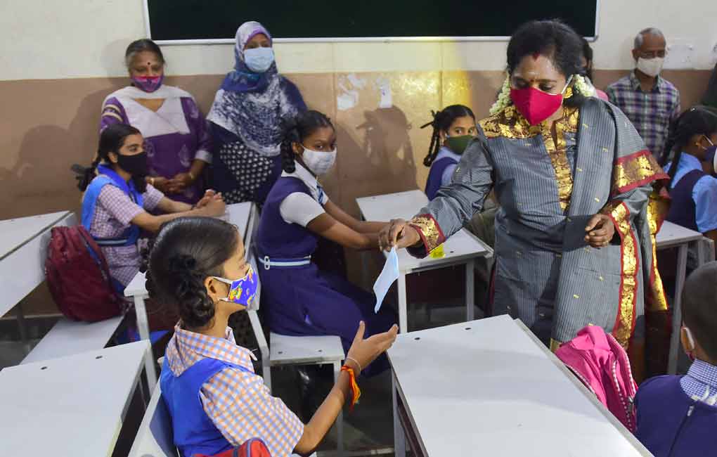 School campuses spring back to life in Hyderabad