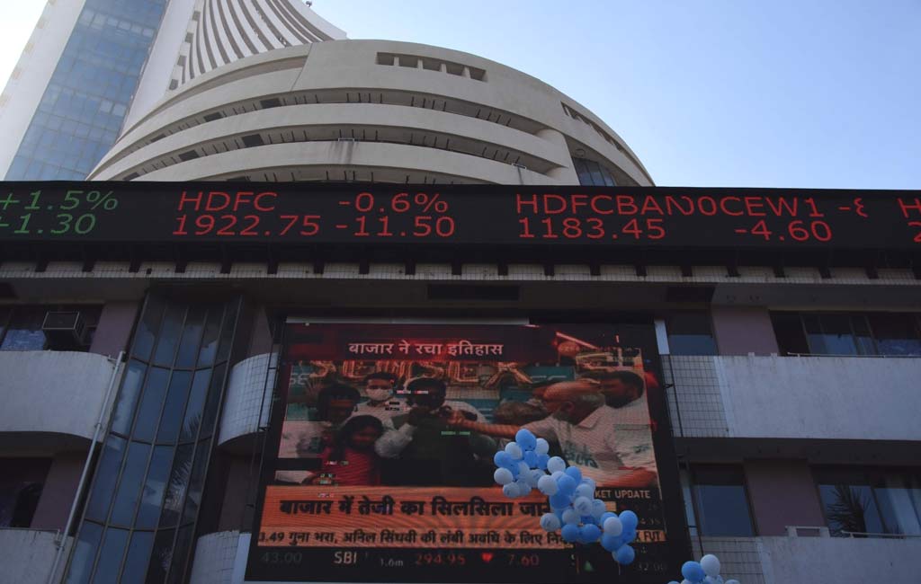 Sensex surges over 200 pts to hit fresh record; Nifty nears 17,200