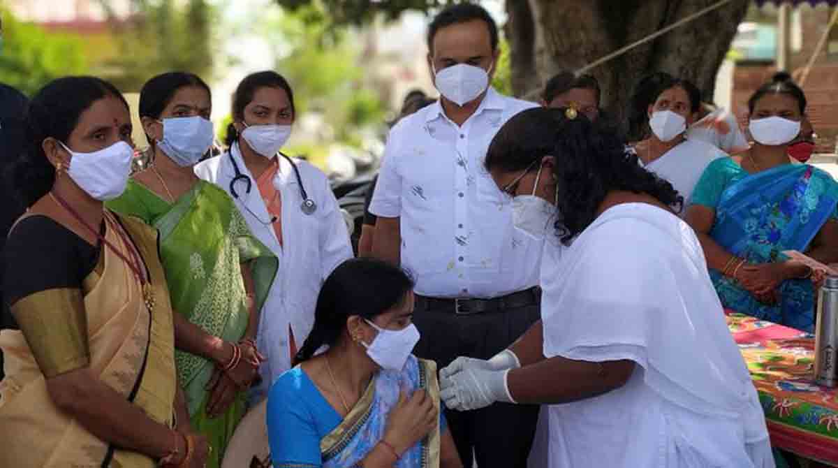 Rajanna-Sircilla achieves 98.5 pc Covid vaccination