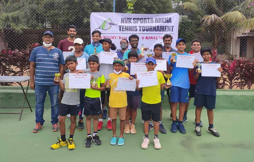 Sudeep emerges champion in NVK Tennis tourney