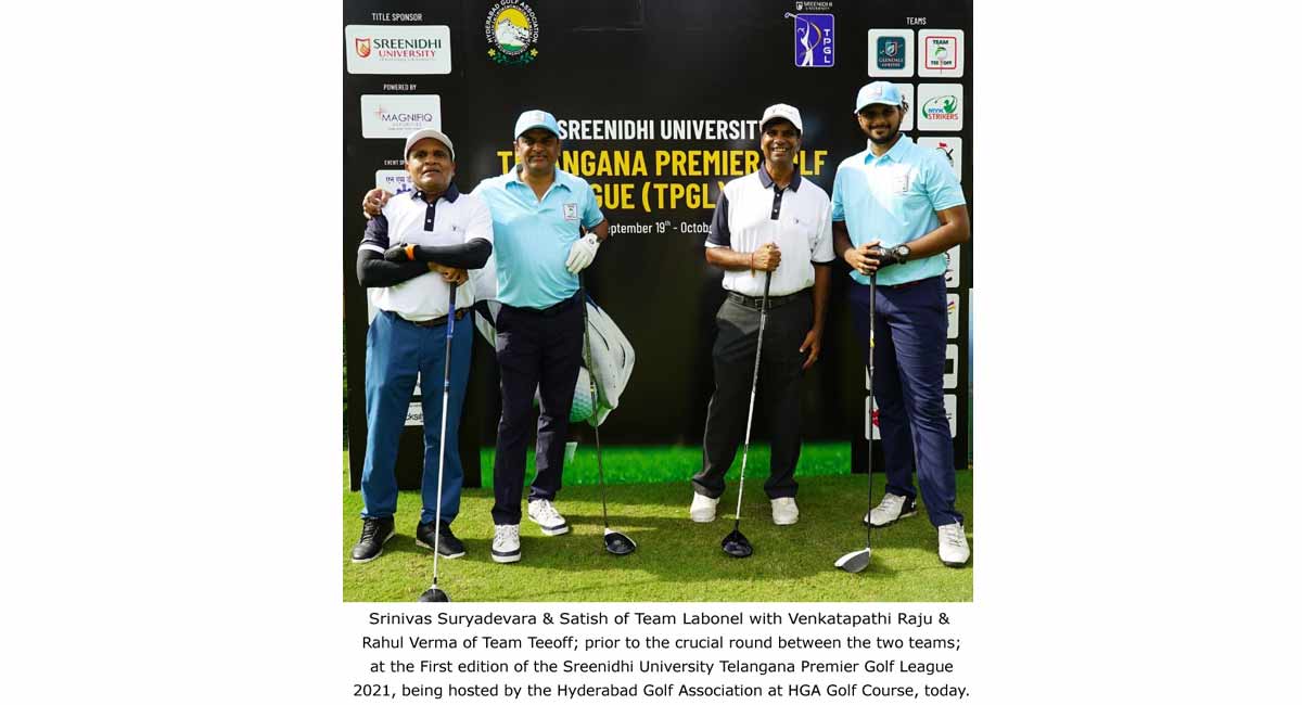 Team MYSA continue to lead in Telangana Premier Golf League