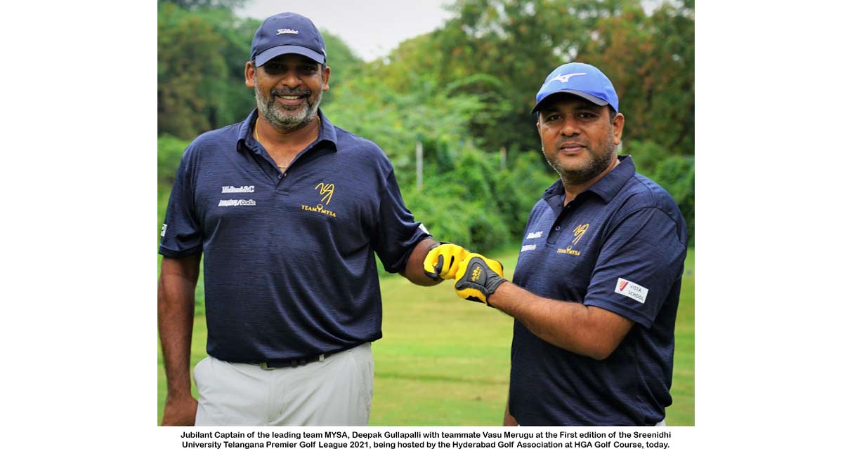 Team MYSA in sole lead in the Telangana Premier Golf League