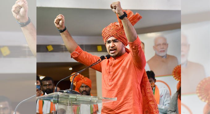 Bandi’s ‘Padayatra’ has waged war against CM KCR: Tejasvi Surya