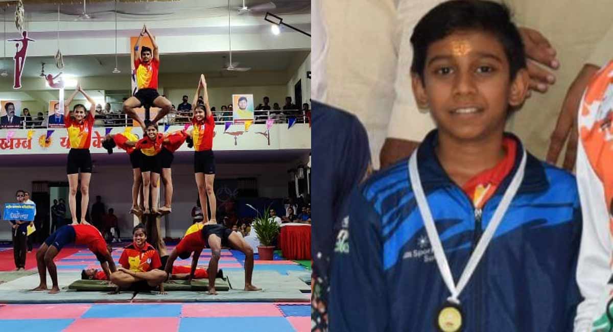 Telangana bags two bronze at National Mallakhamb Championship