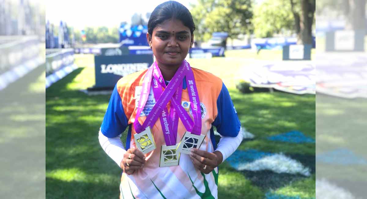 Telugu archer Surekha lights up World championship with three silver ...