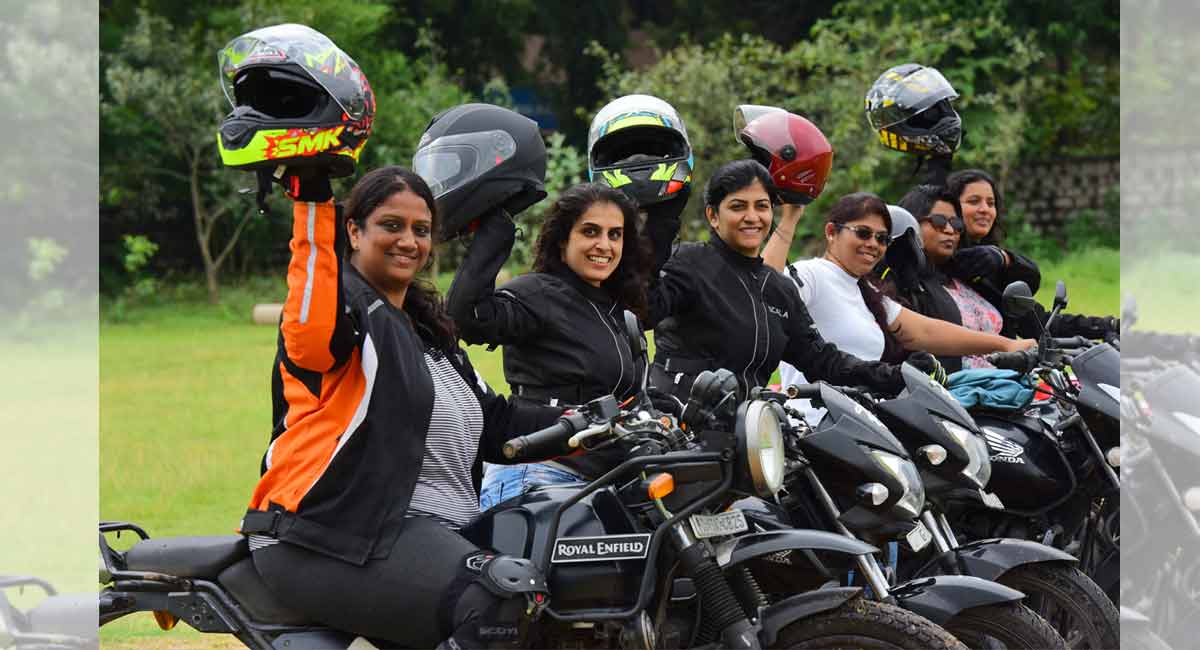 Motorcycling workshop for women held in Hyderabad