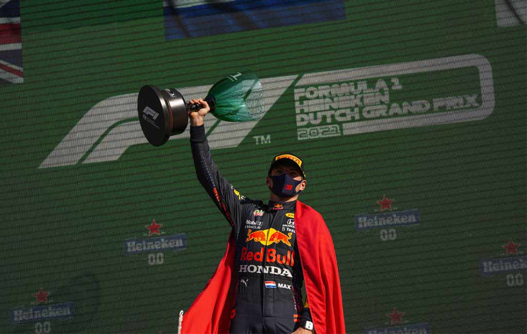 Verstappen takes F1 title lead with dominant Dutch GP win