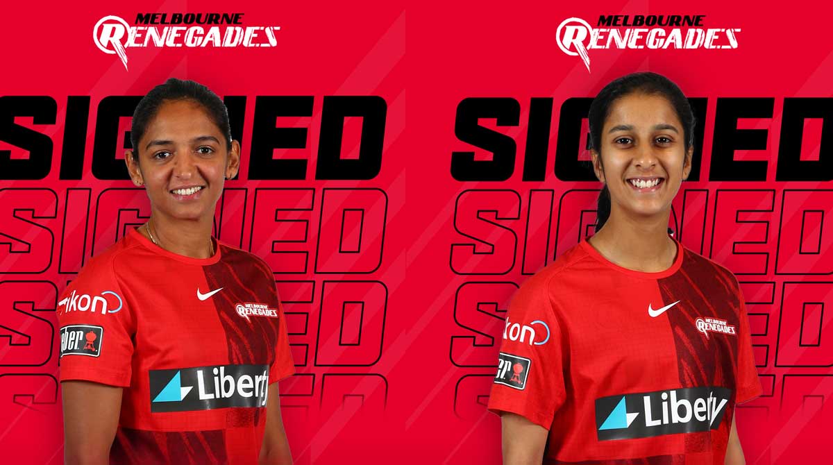 WBBL: Melbourne Renegades sign Harmanpreet Kaur, Jemimah Rodrigues
