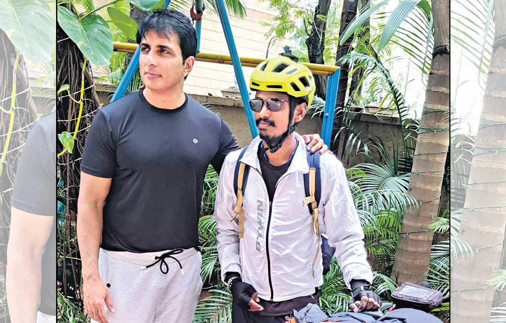 Warangal youth embarks on ‘cycle yatra’ as tribute to late father