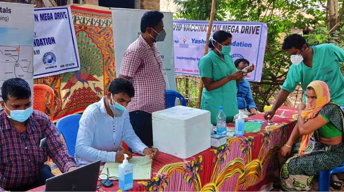 Yashoda Foundation holds vaccine drive in Kothagudem