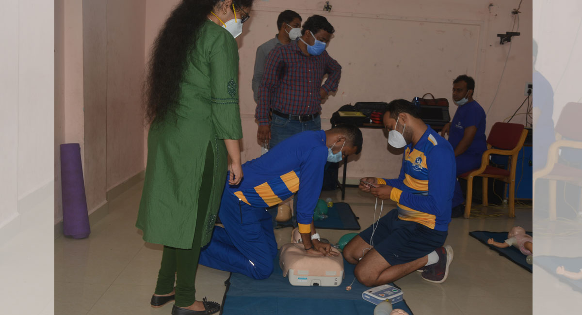 Hyderabad: St Martin’s camp organizes CPR lifesaver course