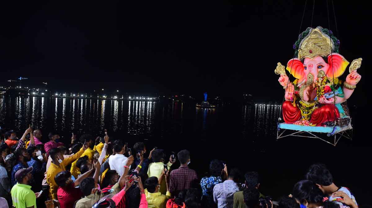 215 Ganesh Action Teams for idol immersion in Hyderabad