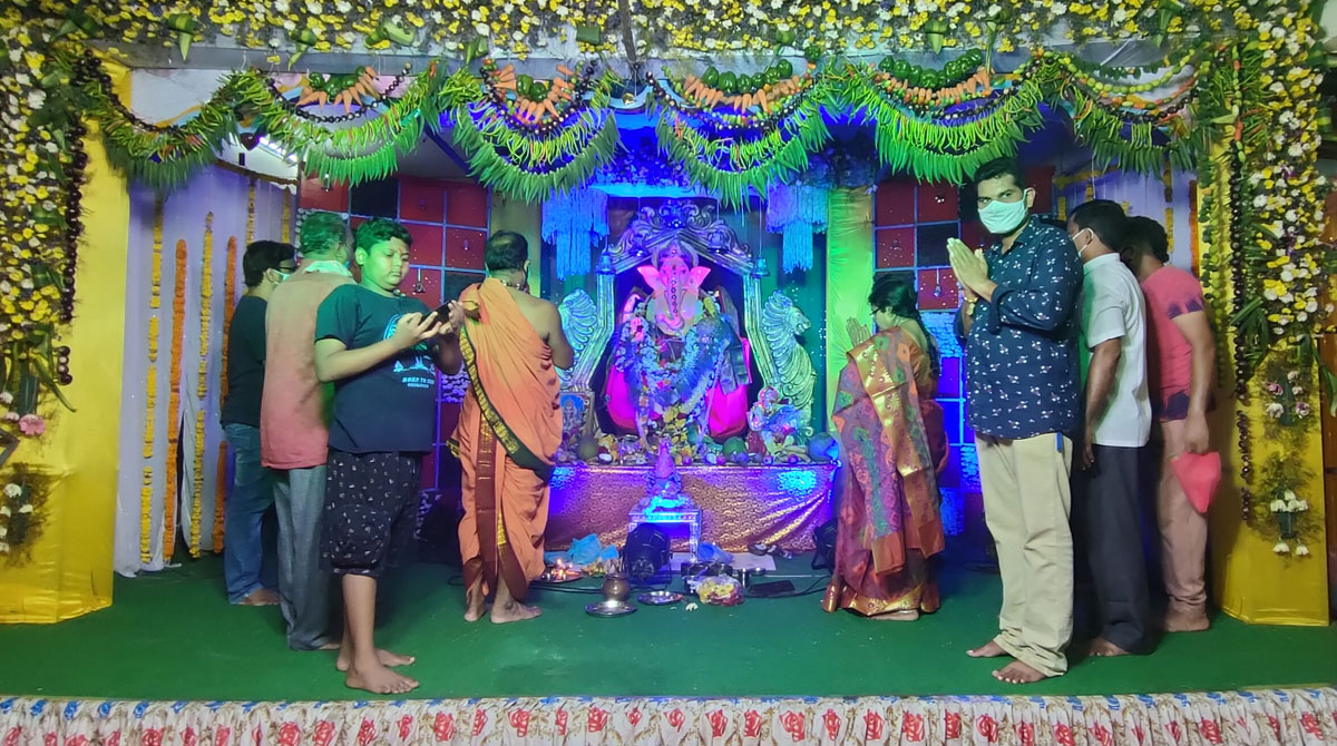 Eco-friendly Ganesh celebrations attract many in Mancherial