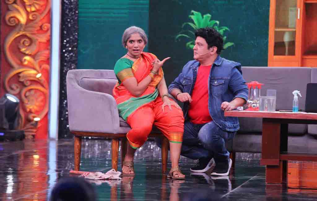 Jamie Lever reminds Raveena Tandon of dad Johnny