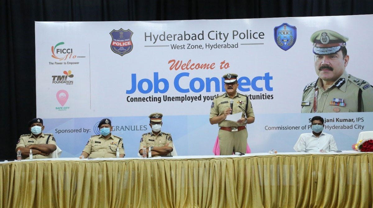Hyderabad police holds job fair in Ameerpet
