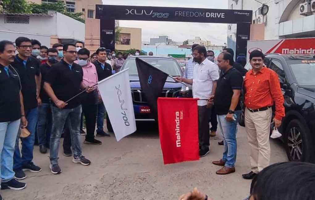 Hyderabad: Mahindra flags off XUV700 Freedom Drive