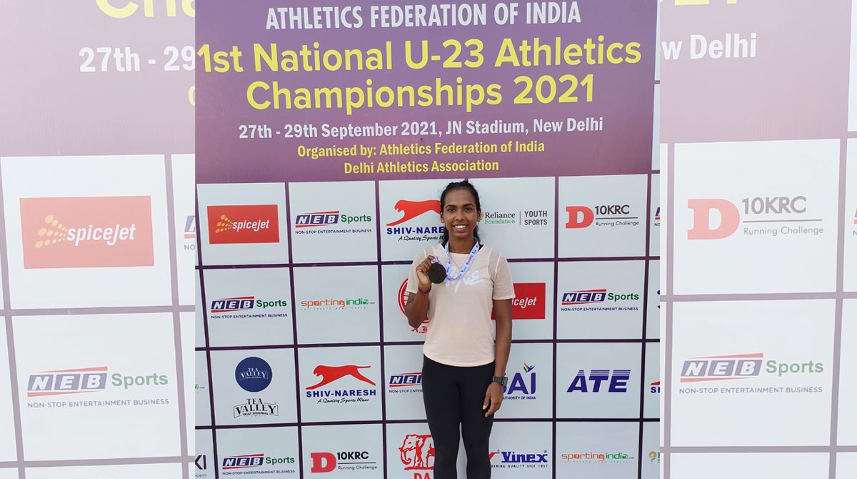 Telangana’s Nitya wins 100m bronze in under-23 athletics championship