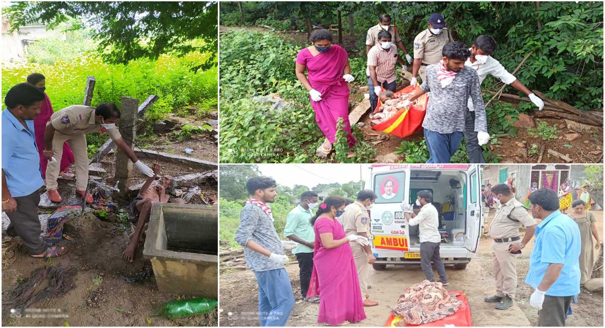 Telangana DGP appreciates Mahabubabad police for rescuing elderly person