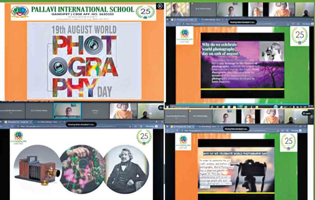 Students of Pallavi International School learn photography tips