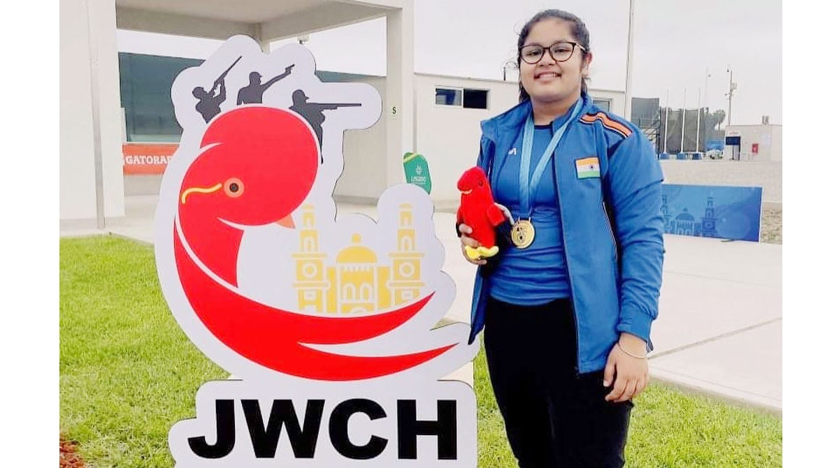 14-year-old Naamya shoots gold in World juniors